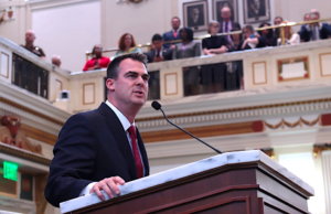 Stitt pushes teacher pay, savings in State of the State Kevin Stitt State of the State