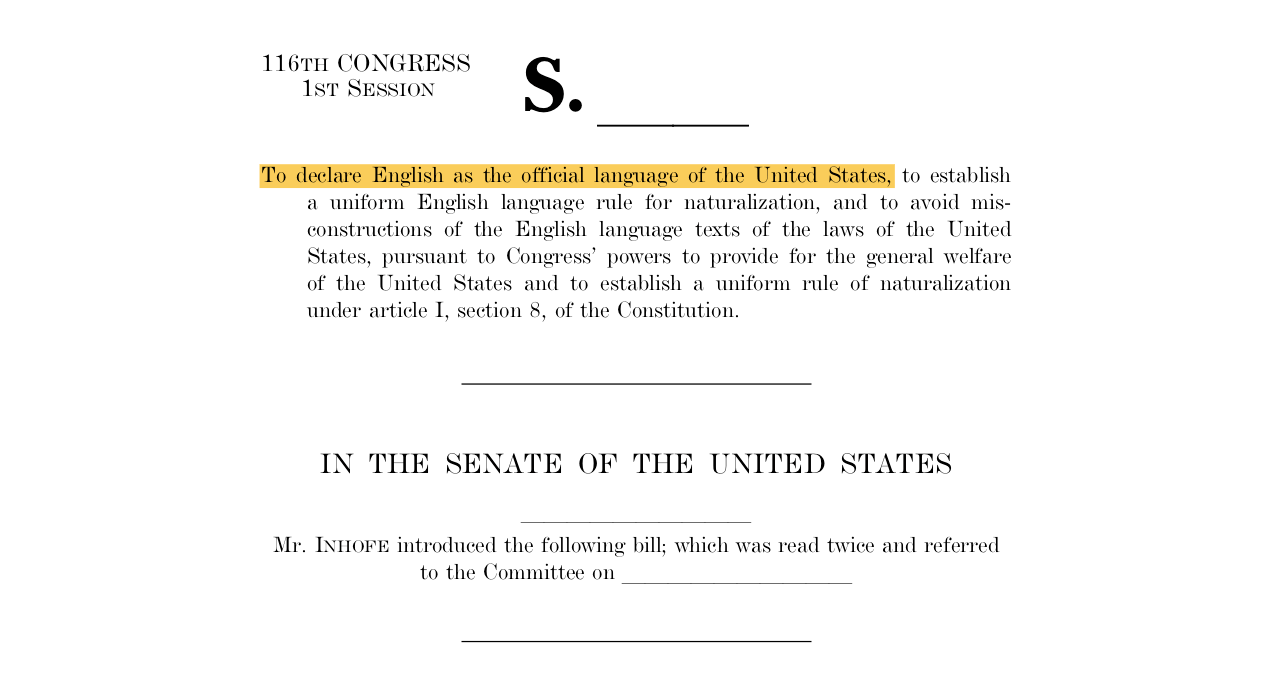national language