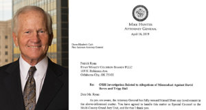 Special prosecutor designated for David Boren investigation special prosecutor
