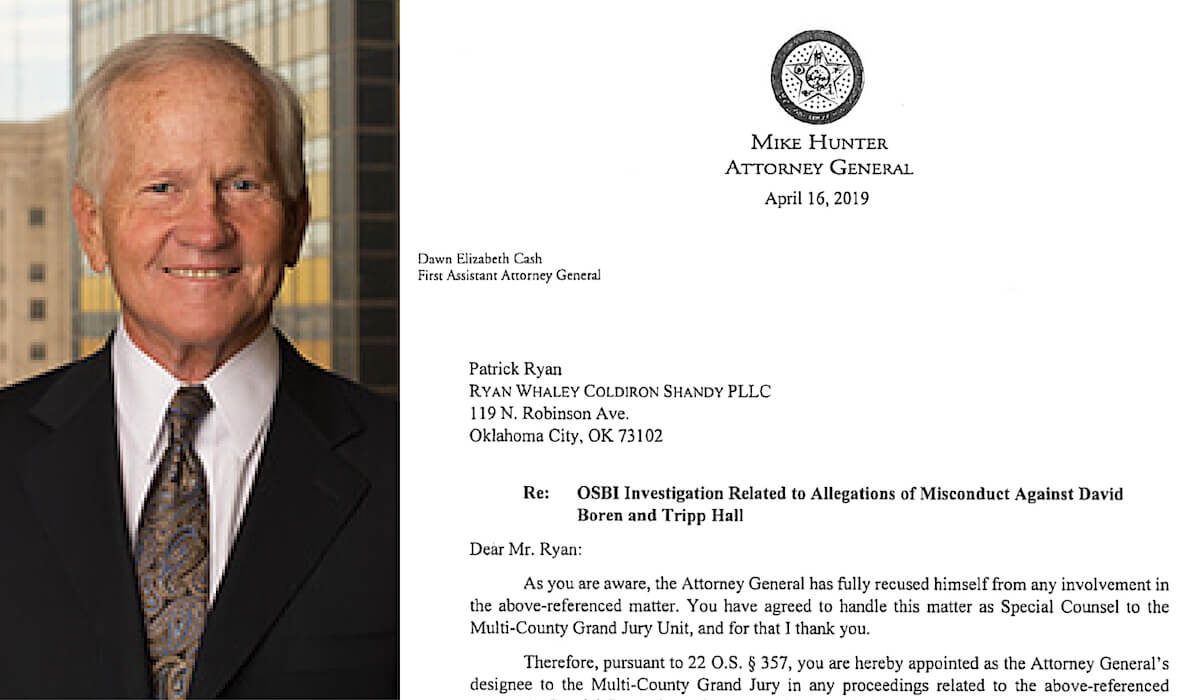 Special prosecutor designated for David Boren investigation