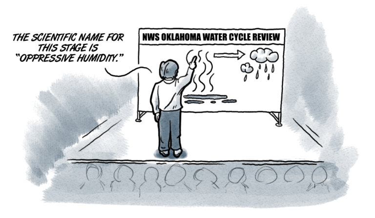 Oklahoma humidity: Turn around, don’t drown … in the air
