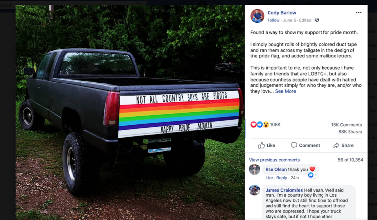 Editorial: Be proud of ‘pride truck’ in rural Oklahoma