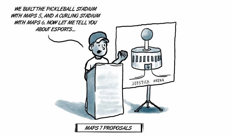 MAPS 7: After pickleball stadium’s success, voters pitched Joystick Arena