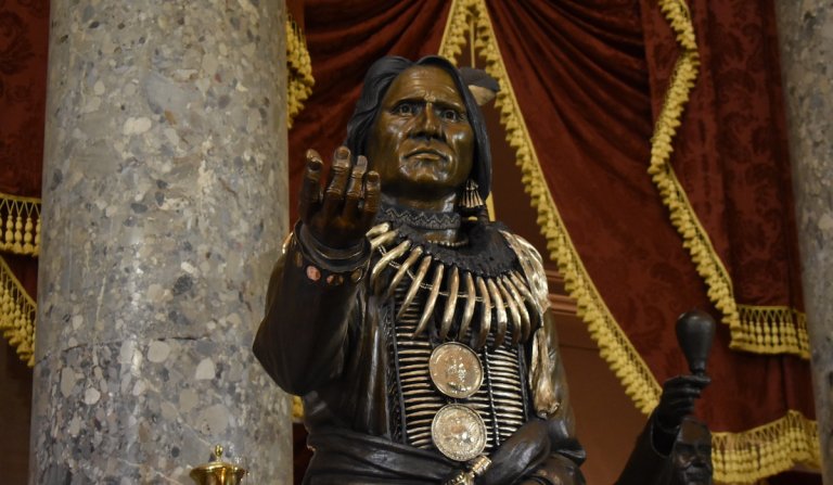 Ponca Chief Standing Bear joins greats in D.C. Statuary Hall