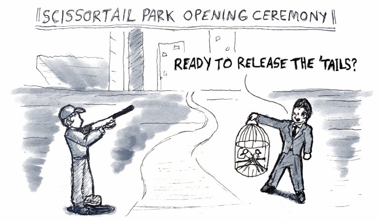 Park opening could get extreme with release of scissortails