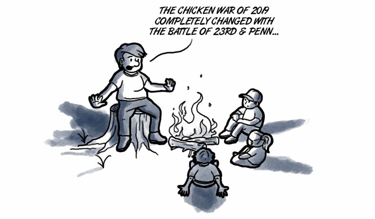 Daddy, which side were you on in the Chicken War?