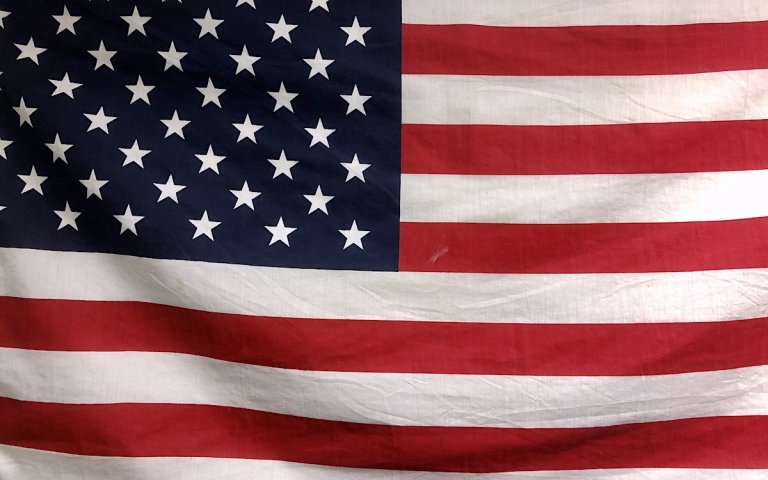 A symbolic Pledge of Allegiance to the golf course