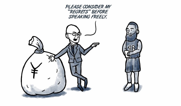 NBA’s and players’ comments on China wimpy so far