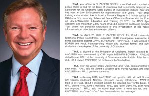 OSBI affidavit: Tripp Hall being investigated for rape
