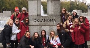 OU gymnastics team visits White House amid fencing team rebuke gymnastics