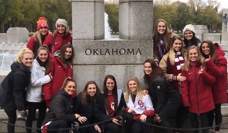 OU gymnastics team visits White House amid fencing team rebuke