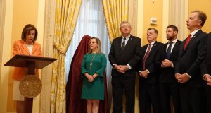 Pelosi, OK delegation welcome Carl Albert back to Washington carl albert