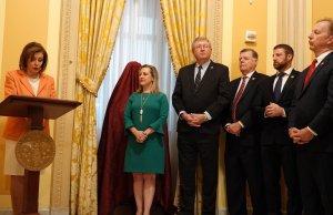 Pelosi, OK delegation welcome Carl Albert back to Washington carl albert