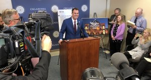 Dueling pressers: Stitt, tribes talk gaming negotiations gaming negotiations