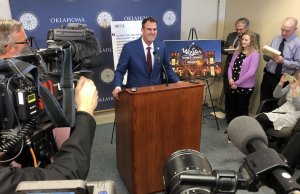 Dueling pressers: Stitt, tribes talk gaming negotiations gaming negotiations