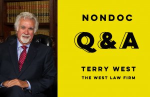 Terry West on underdogs, tort reform and Barry Switzer Terry West