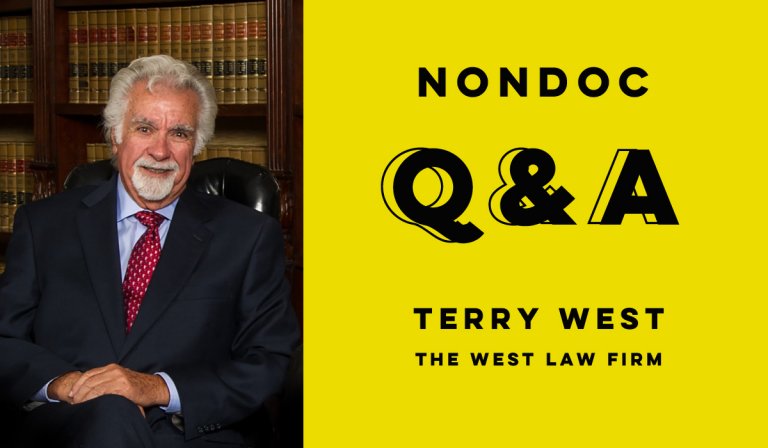 Terry West on underdogs, tort reform and Barry Switzer