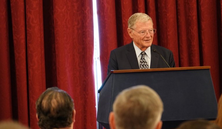 Inhofe applauds withdrawal from Paris climate agreement, urges passage of defense bill