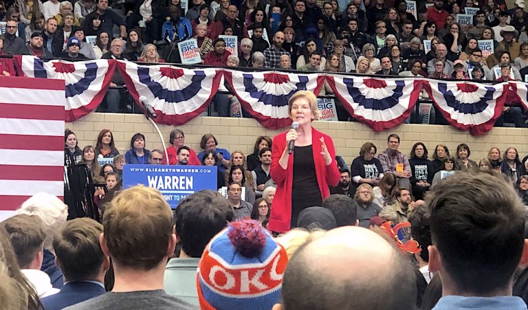 In OKC, Elizabeth Warren promises ‘big structural change’ if elected