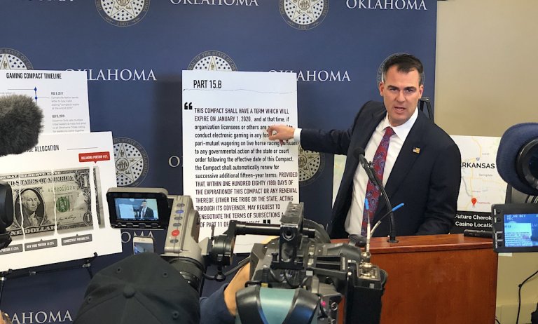 Stitt pitch to tribes: Sign temporary gaming extension