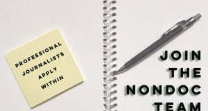 Job posting: NonDoc hiring a full-time managing editor NonDoc hiring
