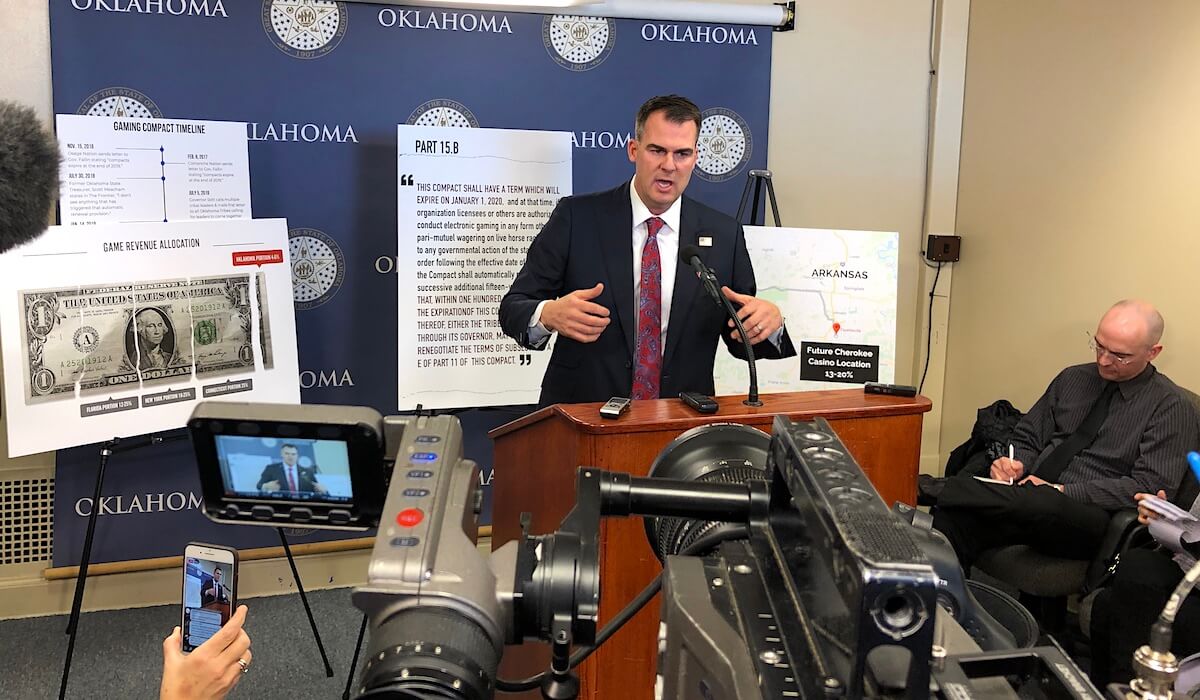 ‘Hold to that mission’: Stitt responds to gaming lawsuit