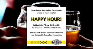 Happy hour power: SJF board meeting open to NonDoc supporters, public NonDoc happy hour