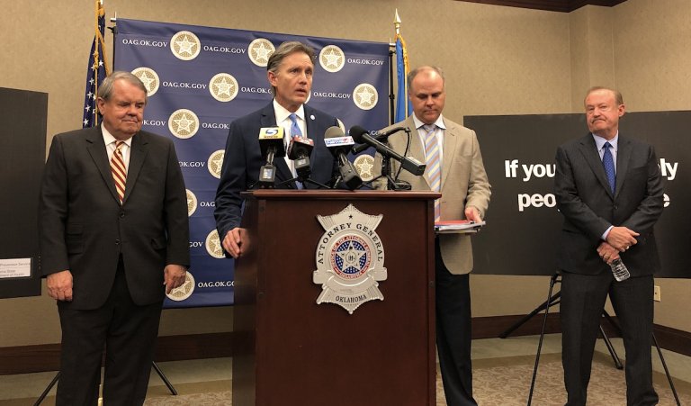 ‘Blood on their hands’: Oklahoma sues opioid distributors