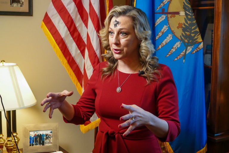 Kendra Horn opposes colleagues’ bill to ban fracking