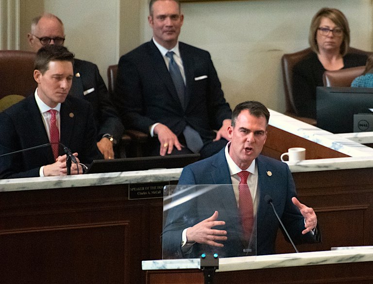 Gov. Kevin Stitt vetoes budget, Legislature overrides