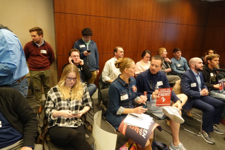 Iowans included Washington satellite caucus