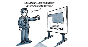 Open sesame: Kevin Stitt and the 40 mayors open sesame