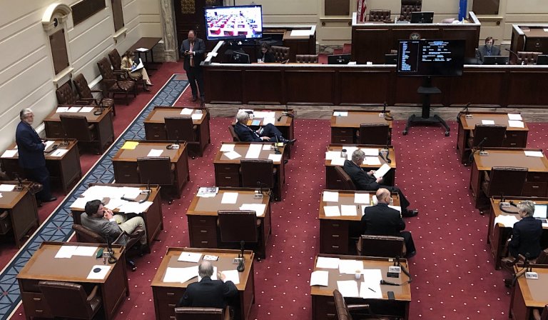 Legislature setting agency spending limits, mandates