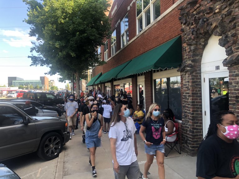 Greenwood serves as safe haven during Trump event