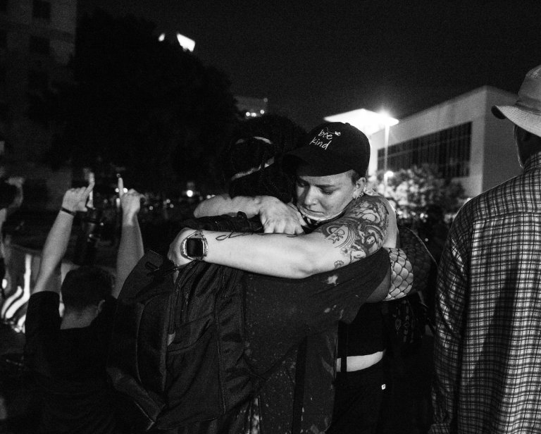 Protest photography: Tears, trauma, party and problems