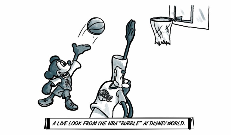 Ready for basketball from the Disney bubble