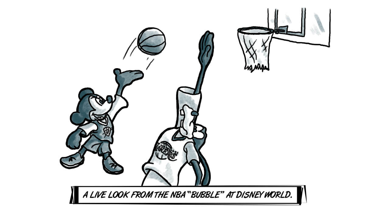 Ready for basketball from the Disney bubble