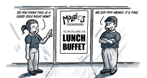 PPP helps keep the proverbial pizza cooking proverbial pizza