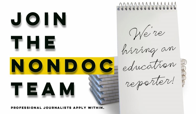 Job posting: NonDoc hiring an education reporter