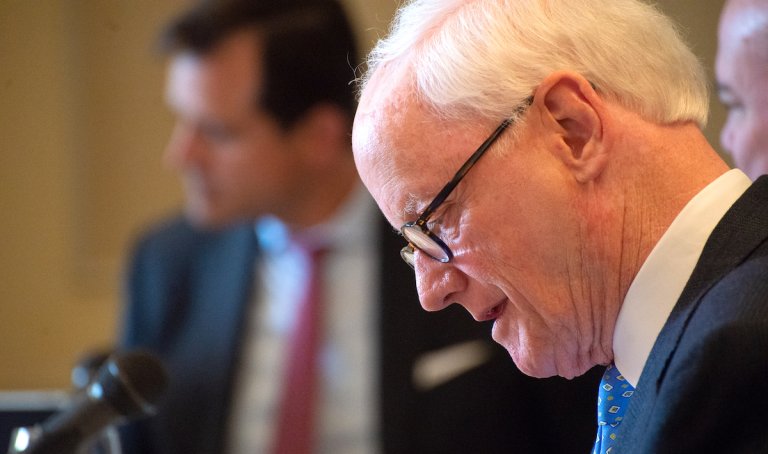 A ‘disappointed’ Frank Keating resigns from OCPA board