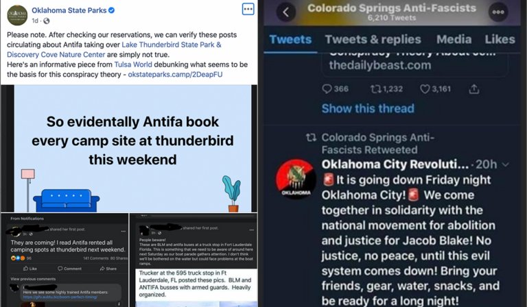 The Antifa hoax: Social media rumors stoke frustration
