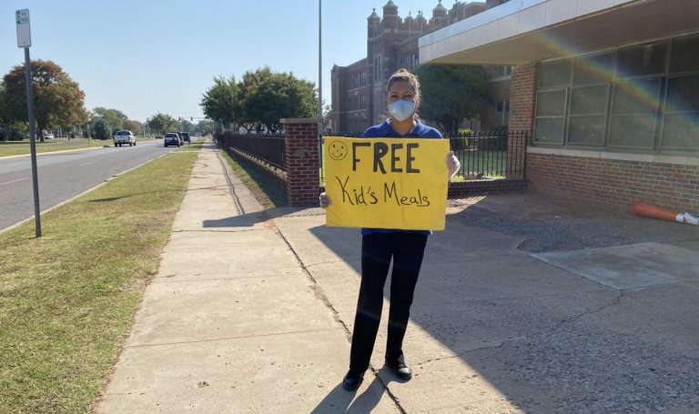 ‘We’re the biggest restaurant in Oklahoma’: Curbside meals keep OKCPS students fed