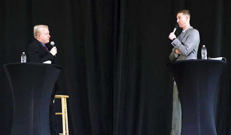Maughan, Hicks battle in County Commissioner debate