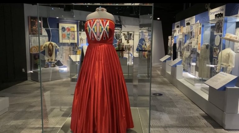 Native Oklahoma woman’s prom dress on exhibit in Smithsonian