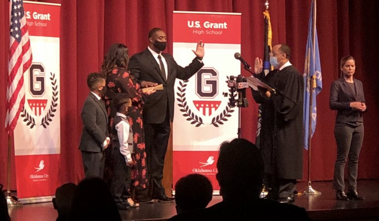 Tommie Johnson sworn in as first Black sheriff of Oklahoma County