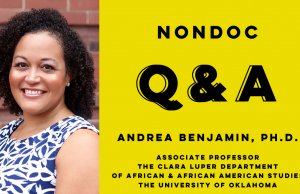 ‘Do it respectfully’: OU’s Andrea Benjamin fosters student conversations