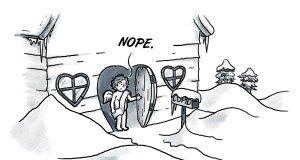 You’re on your own: It’s too cold for Cupid this year too cold for Cupid