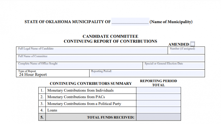 Review campaign finance reports for Feb. 9 OKC, Edmond and Norman elections