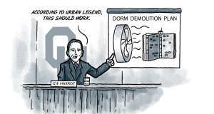 Demolishing OU housing towers should be a breeze OU housing towers
