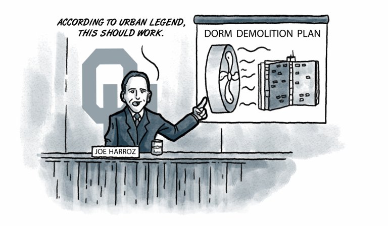 Demolishing OU housing towers should be a breeze